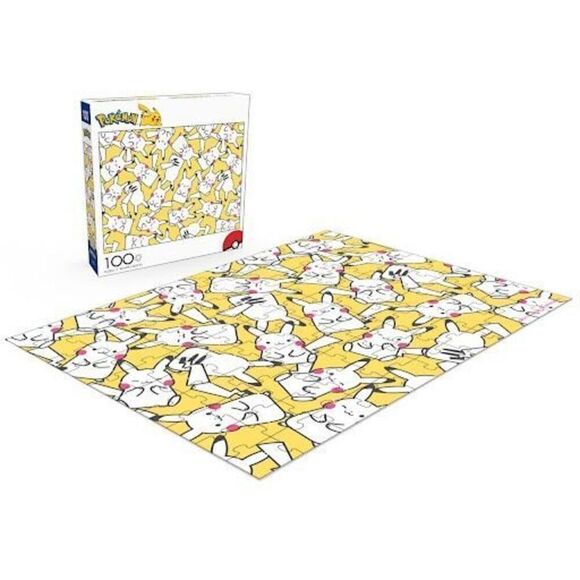 100 pc Pokémon Puzzle Complete & DIFFICULT! - Picture 1 of 10